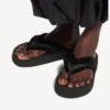 Chanclas «Jet Lag» para mujer en negro
