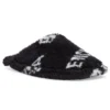 Chanclas peludas «Allover Logo – Negro» 699675W2B411090