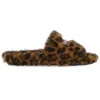 Chanclas peludas «Leopardo» 654261W2F119634