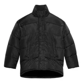 Chaqueta acolchada con corte en C «Negro» 621982TYD331000