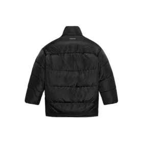 Chaqueta acolchada con corte en C «Negro» 621982TYD331000