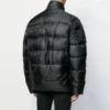 Chaqueta acolchada con logotipo bordado «Negro» 582998TFO061000