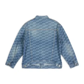 Chaqueta BB Monogram de corte amplio «Blue» 675208TMW370443
