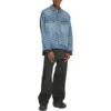 Chaqueta BB Monogram de corte amplio «Blue» 675208TMW370443