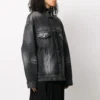 Chaqueta casual de manga larga con logo de la colección SS21, color liso, negra 620746TIW435720