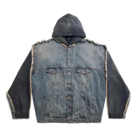 Chaqueta con capucha Paris Hybrid «Blue» 738737TNW654036