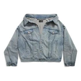 Chaqueta con hombros al aire «Azul claro» 786638TQW556379