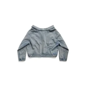 Chaqueta con hombros al aire «Azul claro» 786638TQW556379