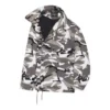 Chaqueta con hombros descubiertos Balenciaga FW21 para hombre, gris, 663004TKLD41240