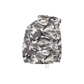 Chaqueta con hombros descubiertos Balenciaga FW21 para hombre, gris, 663004TKLD41240
