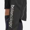 Chaqueta corta técnica para mujer en negro Chaqueta corta técnica para mujer en negro