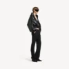 Chaqueta cruzada para mujer en negro Chaqueta cruzada para mujer en negro