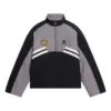Chaqueta de chándal acolchada con cuello de embudo «Gris Negro» 675462-TKO48-1000