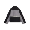 Chaqueta de chándal acolchada con cuello de embudo «Gris Negro» 675462-TKO48-1000