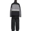 Chaqueta de chándal acolchada con cuello de embudo «Gris Negro» 675462-TKO48-1000