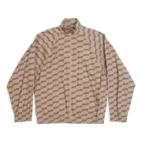 Chaqueta de chándal BB Monogram, corte regular «Beige Brown» 704495TML369378