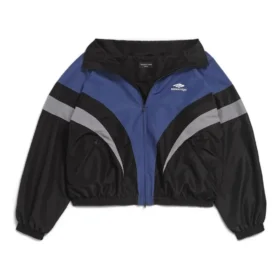 Chaqueta de chándal con hombros descubiertos 3B Sports Icon «Negro Azul» 790756TMO101000