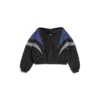 Chaqueta de chándal con hombros descubiertos 3B Sports Icon «Negro Azul» 790756TMO101000