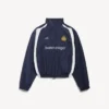 Chaqueta de chándal de fútbol para hombre en azul marino Chaqueta de chándal de fútbol para hombre en azul marino