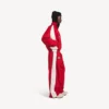 Chaqueta de chándal de fútbol para hombre en rojo labial