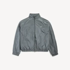 Chaqueta de chándal para hombre en color gris elefante