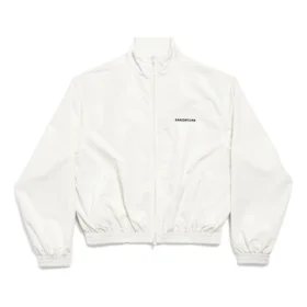 Chaqueta de chándal regular Mirror Balenciaga «Blanco» 790745TPQ389000