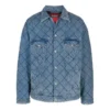 Chaqueta de Denim acolchada de talla grande «Azul» 646923TDW154762