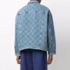 Chaqueta de Denim acolchada de talla grande «Azul» 646923TDW154762