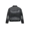 Chaqueta de Denim con logo en la espalda, corte amplio, «Fake Wash Black» 620728TIW435720