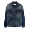 Chaqueta de Denim con logotipo bordado «Azul» 671889TJW754021