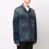 Chaqueta de Denim con logotipo bordado «Azul» 671889TJW754021
