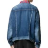 Chaqueta de Denim con logotipo en el cuello «Azul» 571324TCW032340