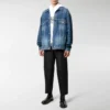 Chaqueta de Denim con logotipo en el cuello «Azul» 571324TCW032340