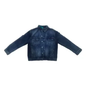 Chaqueta de Denim con logotipo en la espalda «Blue» 557351TBP484009