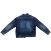 Chaqueta de Denim con logotipo en la espalda «Blue» 557351TBP484009