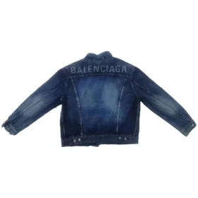 Chaqueta de Denim con logotipo en la espalda «Blue» 557351TBP484009