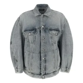 Chaqueta de Denim con mangas retorcidas «Blue Skies» 706654TDW144824
