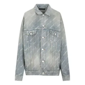 Chaqueta de Denim, corte grande «Índigo japonés claro» 719319TNW553221