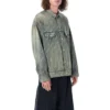 Chaqueta de Denim, corte grande «Índigo japonés claro» 719319TNW553221