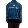 Chaqueta de Denim de corte ancho «Blue» 643398TJW214254