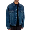Chaqueta de Denim de corte ancho «Blue» 643398TJW214254