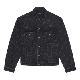 Chaqueta de Denim de corte ancho «Charcoal» 620731TJW411052