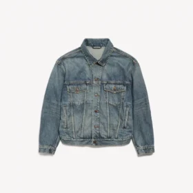 Chaqueta de denim Kick para mujer en azul vintage desgastado