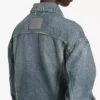 Chaqueta de denim Kick para mujer en azul vintage desgastado