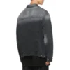 Chaqueta de Denim lavada, talle grande, «Negro» 662772TKVG51000