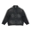 Chaqueta de Denim oversize Balenciaga x adidas «Negro» 724775TNW541129