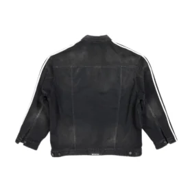 Chaqueta de Denim oversize Balenciaga x adidas «Negro» 724775TNW541129