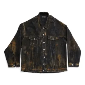 Chaqueta de Denim oversize «Negra» 748022TBP471363