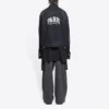 Chaqueta de Denim oversize «Washed Black White» de Cities Paris 690198TBP479034