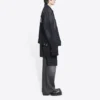 Chaqueta de Denim oversize «Washed Black White» de Cities Paris 690198TBP479034